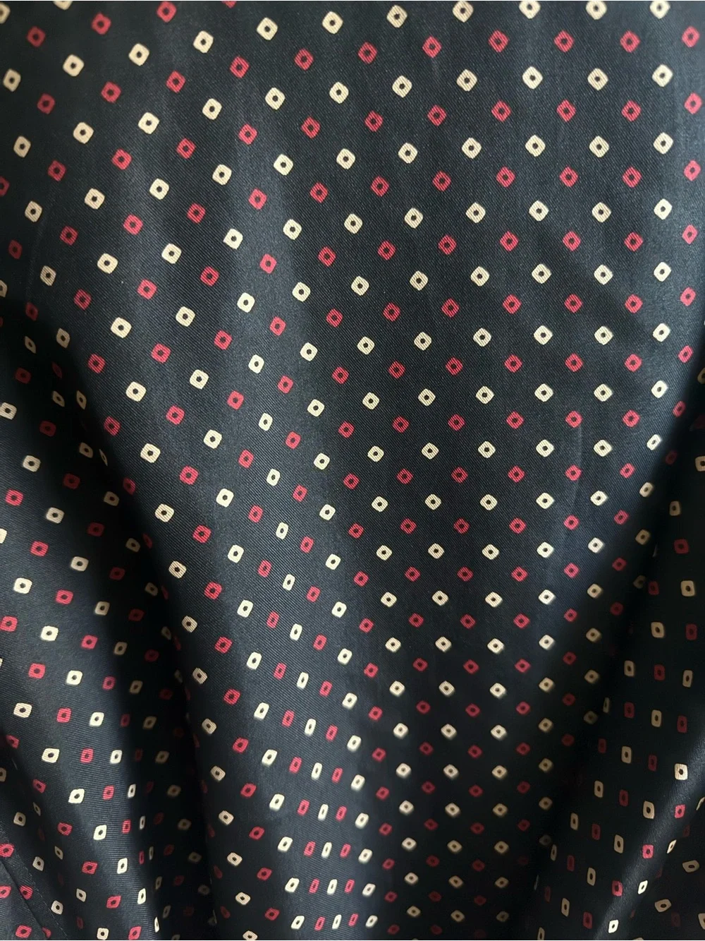 100% Silk Polka Dot Robe • Size M • Black/ Brown • Luxury Robe NWOT